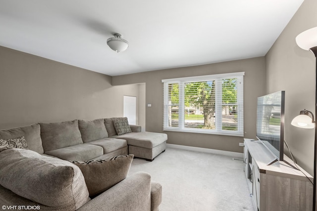 5142 Deerpath Rd, Oak Forest, IL 60452 - living area with light colored carpet and baseboards