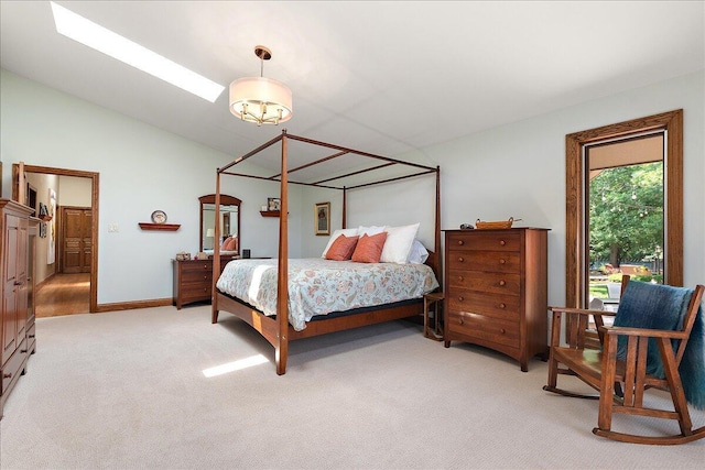 10348 Woburn Ct, Orland Park, IL 60462 - bedroom with vaulted ceiling and light carpet