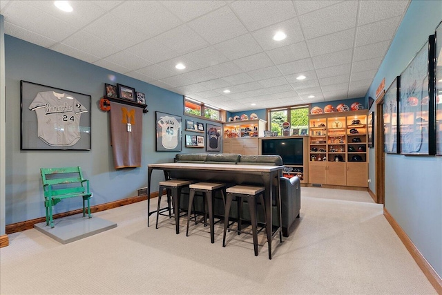 10348 Woburn Ct, Orland Park, IL 60462 - bar with carpet floors and recessed lighting