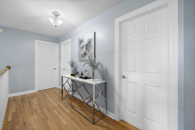 2008 Snow Creek Rd, Naperville, IL 60564 - hallway with light wood-style flooring and baseboards