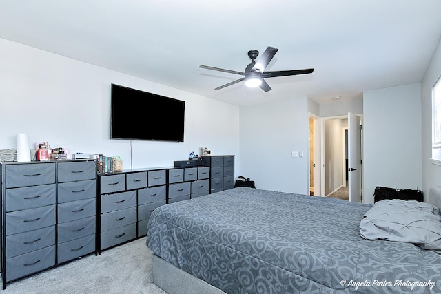 638 Dordan Ct, Gurnee, IL 60031 - bedroom with carpet flooring and a ceiling fan