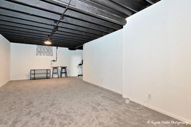 638 Dordan Ct, Gurnee, IL 60031 - finished below grade area featuring carpet floors and baseboards