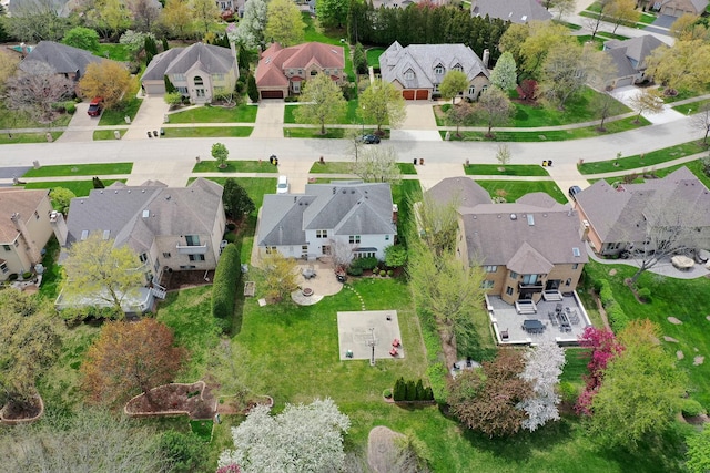 454 Hemlock Ln, Roselle, IL 60172 - aerial perspective of suburban area