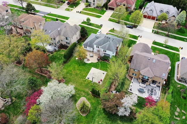 454 Hemlock Ln, Roselle, IL 60172 - aerial perspective of suburban area