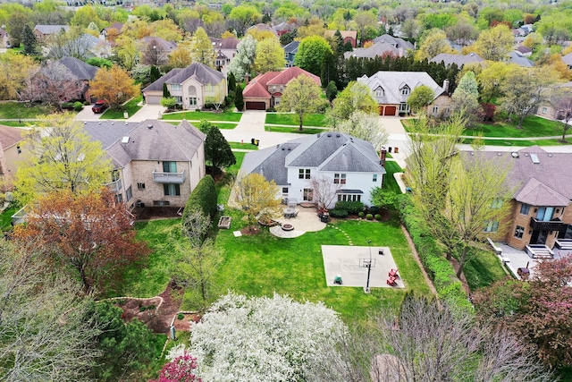 454 Hemlock Ln, Roselle, IL 60172 - aerial view of residential area