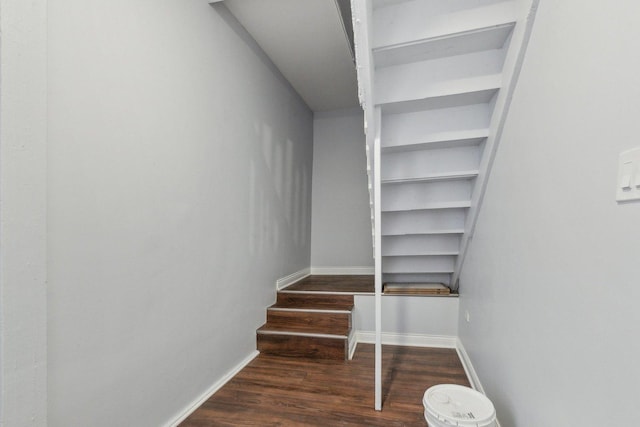 8019 S Bishop St, Chicago, IL 60620 - stairway with wood finished floors and baseboards