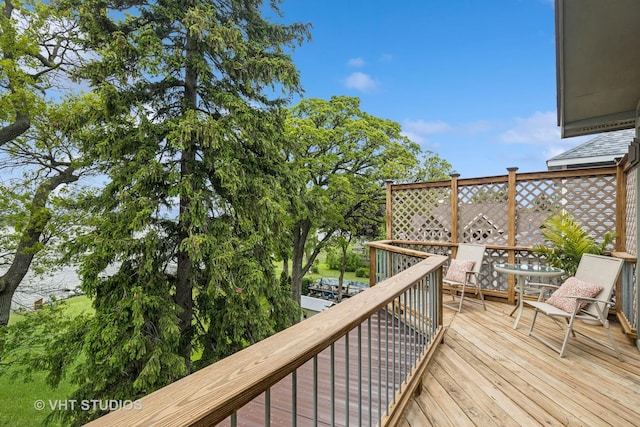 18 N Lake Ave, Fox Lake, IL 60020 - view of deck