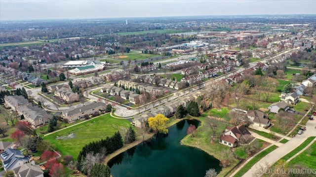 1839 Tamahawk Ln, Naperville, IL 60564 - aerial view of property's location with a nearby body of water