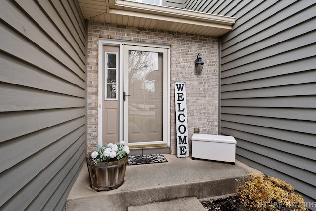 1839 Tamahawk Ln, Naperville, IL 60564 - doorway to property with brick siding