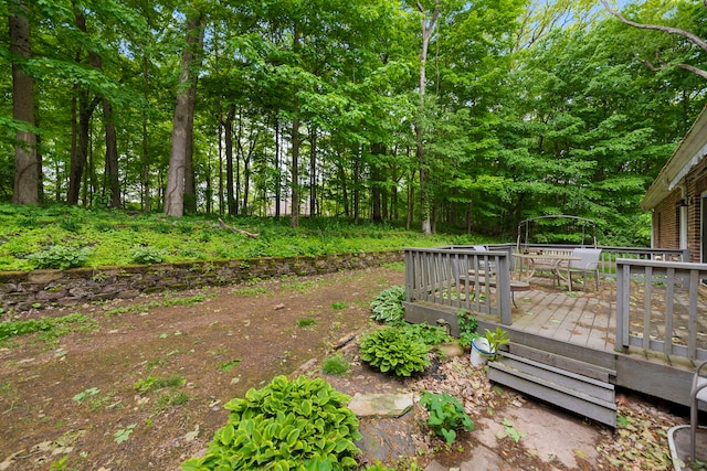 1912 Indian Trl, Kankakee, IL 60901 - view of yard with a deck