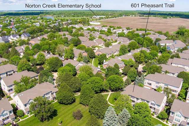 601 Pheasant Trl, Saint Charles, IL 60174 - aerial view of residential area