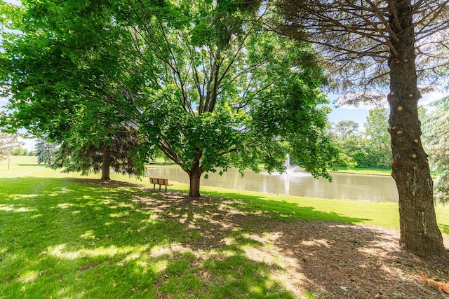 601 Pheasant Trl, Saint Charles, IL 60174 - view of grassy yard featuring a water view