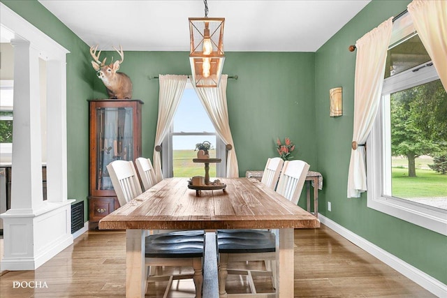 32900 N 2000 E Rd, Dwight, IL 60420 - dining area featuring wood finished floors and plenty of natural light