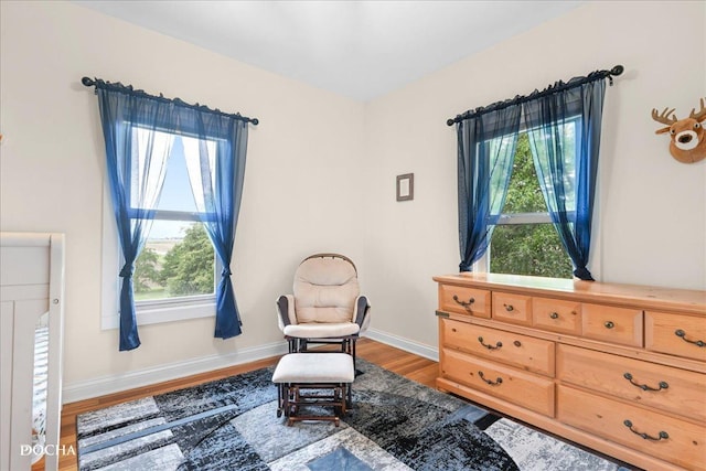 32900 N 2000 E Rd, Dwight, IL 60420 - sitting room featuring wood finished floors and baseboards