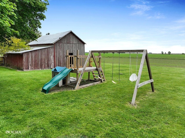 32900 N 2000 E Rd, Dwight, IL 60420 - view of play area featuring a yard