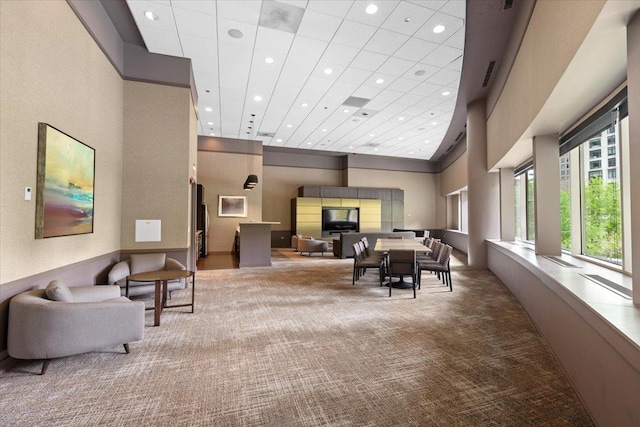 505 N Mcclurg Ct Unit 2003, Chicago, IL 60611 - building lobby featuring recessed lighting and a high ceiling