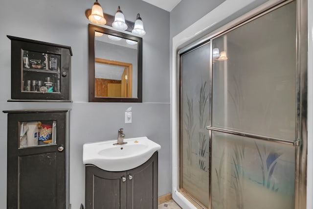 170 E Church St, Coal City, IL 60416 - full bath featuring vanity and a shower stall