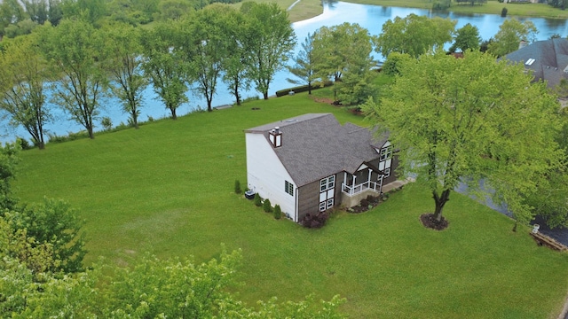 500 Muscovy Ln, Bloomingdale, IL 60108 - aerial view of property and surrounding area with a nearby body of water