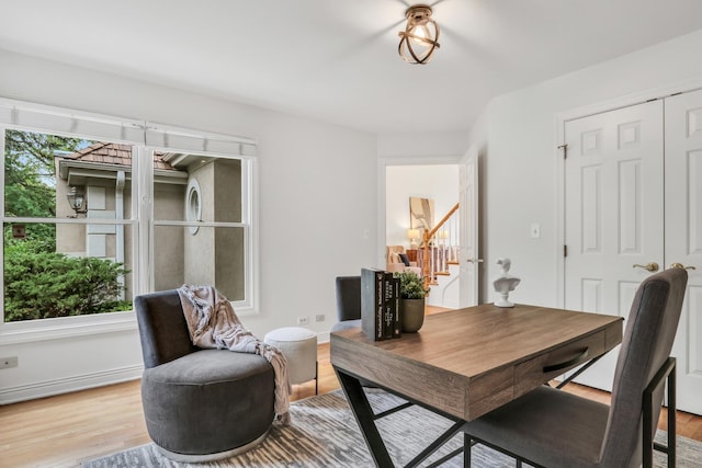 1700 Cornell Ct, Lake Forest, IL 60045 - home office with light wood-style floors