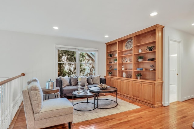 1700 Cornell Ct, Lake Forest, IL 60045 - living area featuring light wood-style floors and recessed lighting