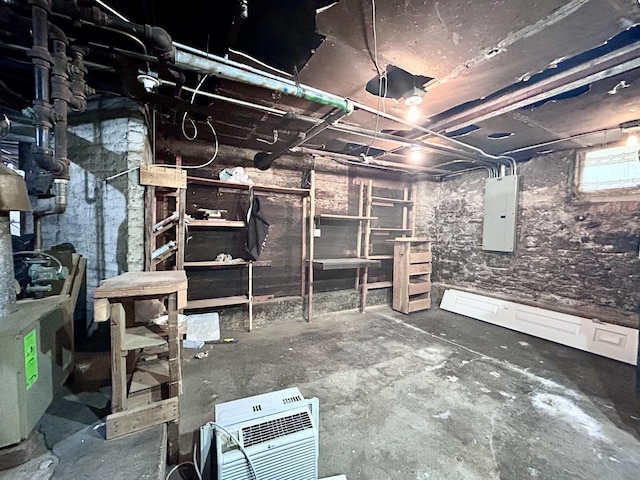 252 Jefferson Ave, Elgin, IL 60120 - misc room featuring electric panel and concrete flooring