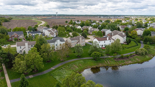6 Marigold Ln, Algonquin, IL 60102 - aerial perspective of suburban area with a nearby body of water