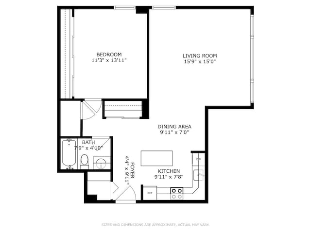 1850 N Clark St Unit 402, Chicago, IL 60614 - home floor plan