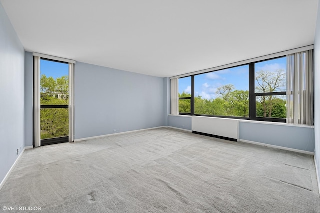 1850 N Clark St Unit 402, Chicago, IL 60614 - carpeted empty room featuring baseboards