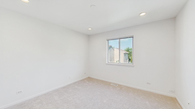 2156 Skylane Dr, Naperville, IL 60564 - unfurnished room featuring light carpet, recessed lighting, and baseboards