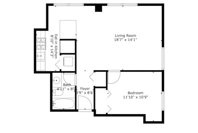 20 N State St Unit 805, Chicago, IL 60602 - property floor plan