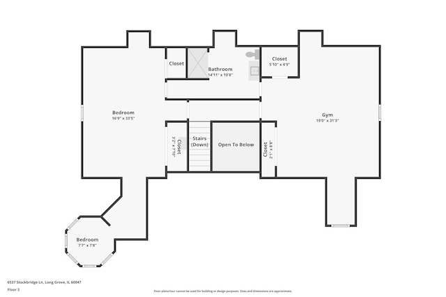 6537 Stockbridge Ln, Long Grove, IL 60047 - room layout