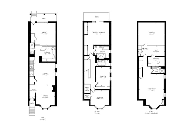 2722 N Bosworth Ave, Chicago, IL 60614 - room layout