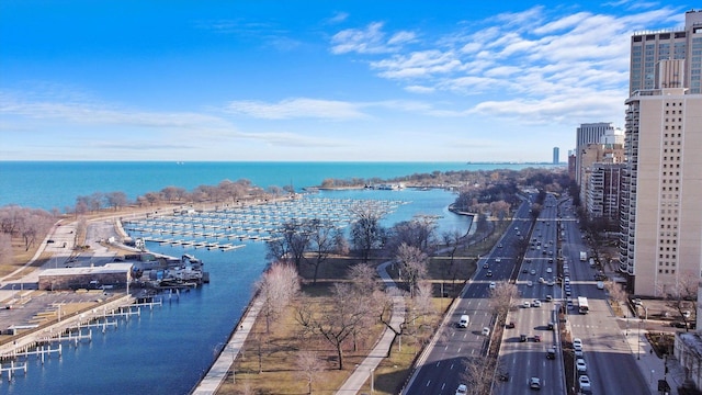 3530 N Lake Shore Dr Unit 12B, Chicago, IL 60657 - water view featuring nearby urban area
