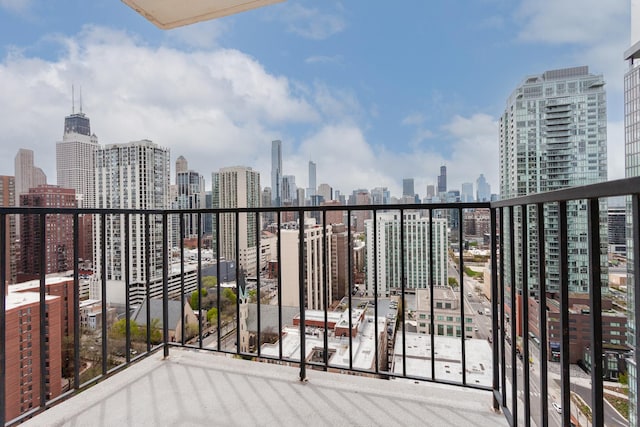 1212 N La Salle Dr Unit 2309, Chicago, IL 60610 - balcony featuring a view of skyline