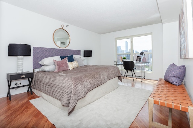 1212 N La Salle Dr Unit 2309, Chicago, IL 60610 - bedroom with wood finished floors and baseboards