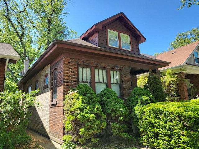6055 W Dakin St, Chicago, IL 60634 - view of side of home with brick siding