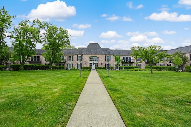 136 Carriage Way Dr Unit C112, Burr Ridge, IL 60527 - view of front of property featuring a front yard