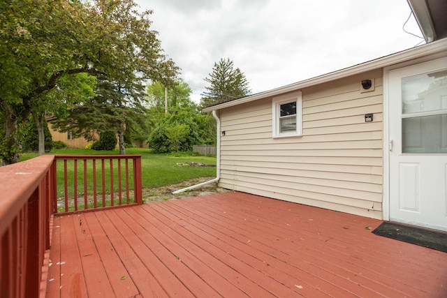 1326 N Harrison St, Algonquin, IL 60102 - wooden terrace with a yard