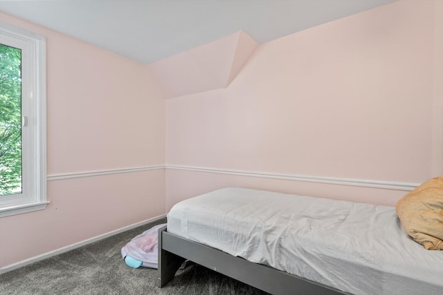 15285 State St, South Holland, IL 60473 - carpeted bedroom featuring vaulted ceiling and baseboards