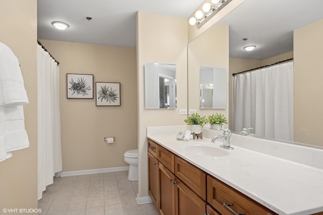 541 N Hough St Unit 205, Barrington, IL 60010 - full bath featuring vanity and tile patterned floors