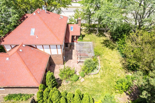 14301 Wooded Path Ln, Orland Park, IL 60462 - aerial view of property and surrounding area