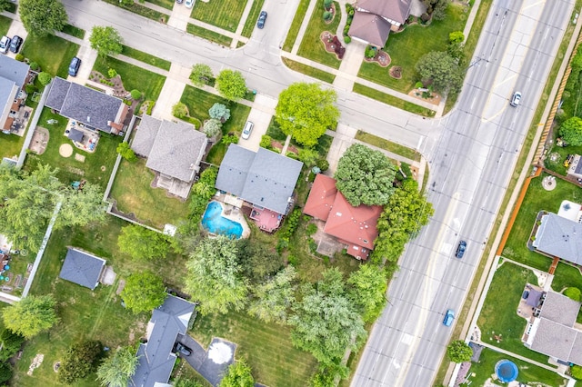 14301 Wooded Path Ln, Orland Park, IL 60462 - aerial view of property's location featuring nearby suburban area and a pool