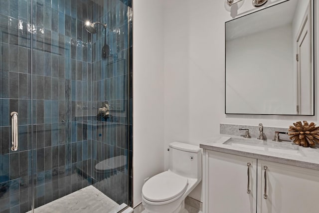 1646 N Orchard St Unit 1N, Chicago, IL 60614 - full bath with toilet, vanity, and a stall shower