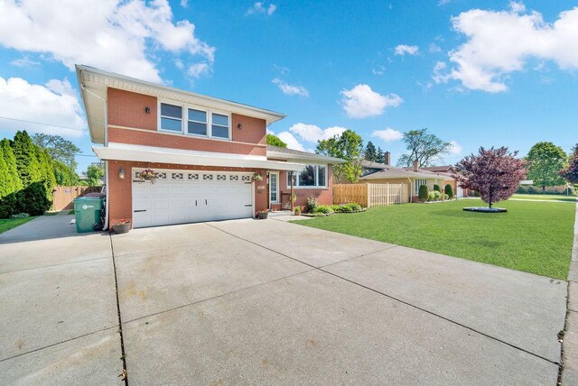5640 W 82nd Pl, Burbank, IL 60459 - view of front of home featuring brick siding and driveway