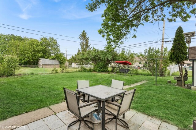 521 Montrose Dr, Romeoville, IL 60446 - view of patio / terrace with outdoor dining space