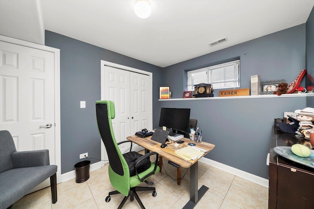 6205 W Grace St, Chicago, IL 60634 - office space featuring light tile patterned floors and baseboards