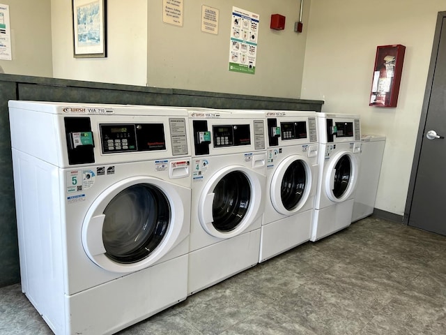 6700 S S Shore Dr Unit 17A, Chicago, IL 60649 - community laundry room with washer and dryer