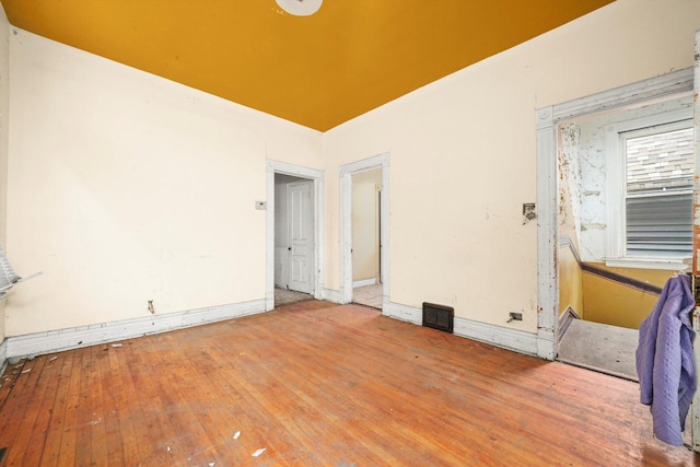 6146 S Morgan St, Chicago, IL 60621 - spare room featuring hardwood / wood-style flooring and baseboards