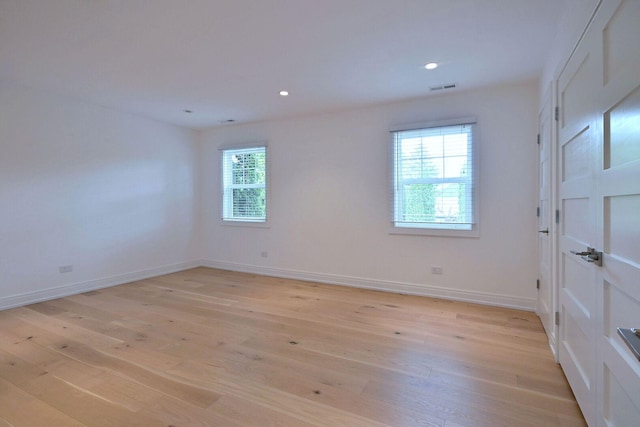 3548 Grandmore Ave, Gurnee, IL 60031 - spare room with light wood-style floors, baseboards, and recessed lighting