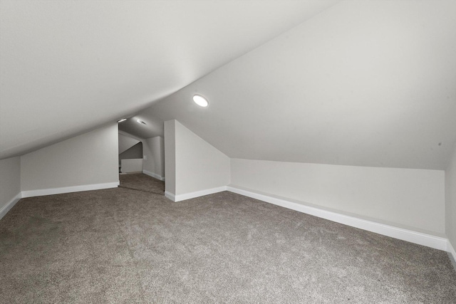 1326 N Poplar Ave, Round Lake Beach, IL 60073 - additional living space with vaulted ceiling and carpet